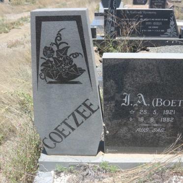 COETZEE J.A. 1921-1982