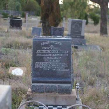 HERBST Francina Maria nee MEIRING 1869-1935