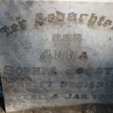 JOOSTE Anna Sophia 1915-1916