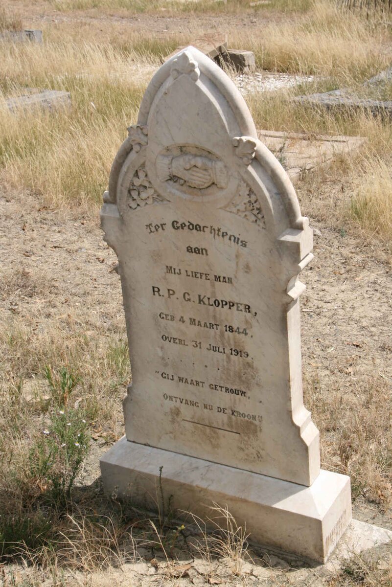 KLOPPER R.P.G. 1844-1919