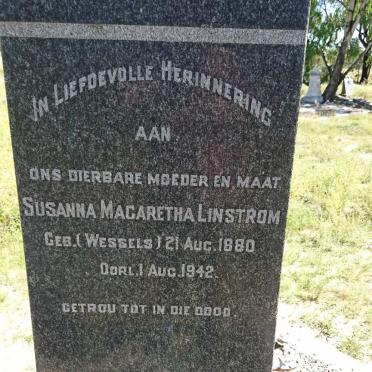 LINSTRÖM Susanna Magaretha WESSELS 1880-1942