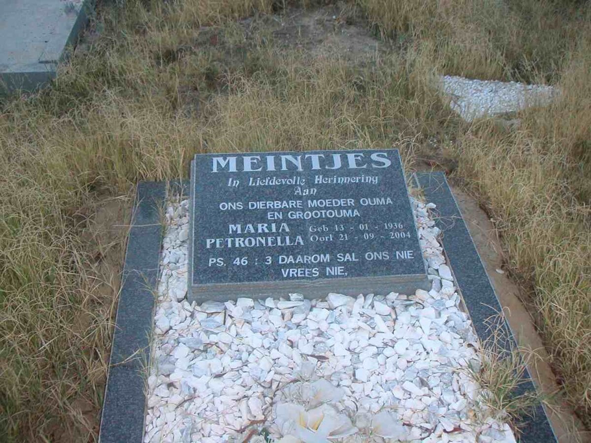 MEINTJES Maria Petronella 1936-2004