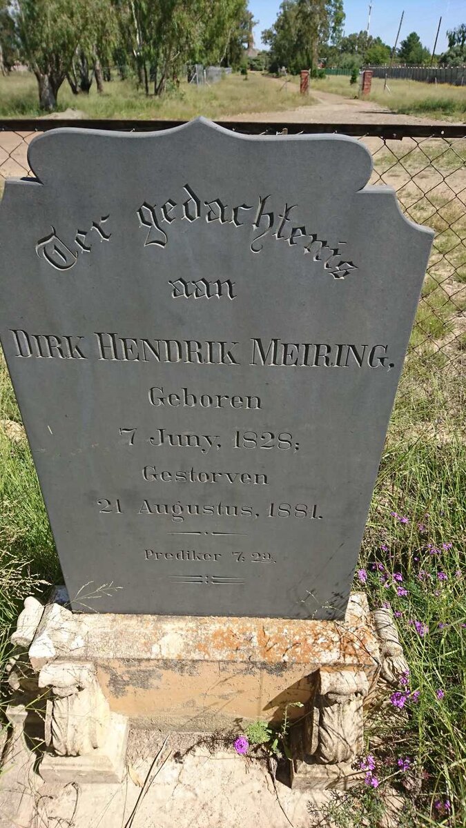 MEIRING Dirk Hendrik 1828-1881