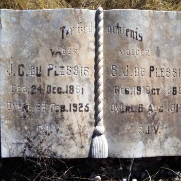 PLESSIS J.C., du 1861-1925 &amp; S.J. 1869-1917