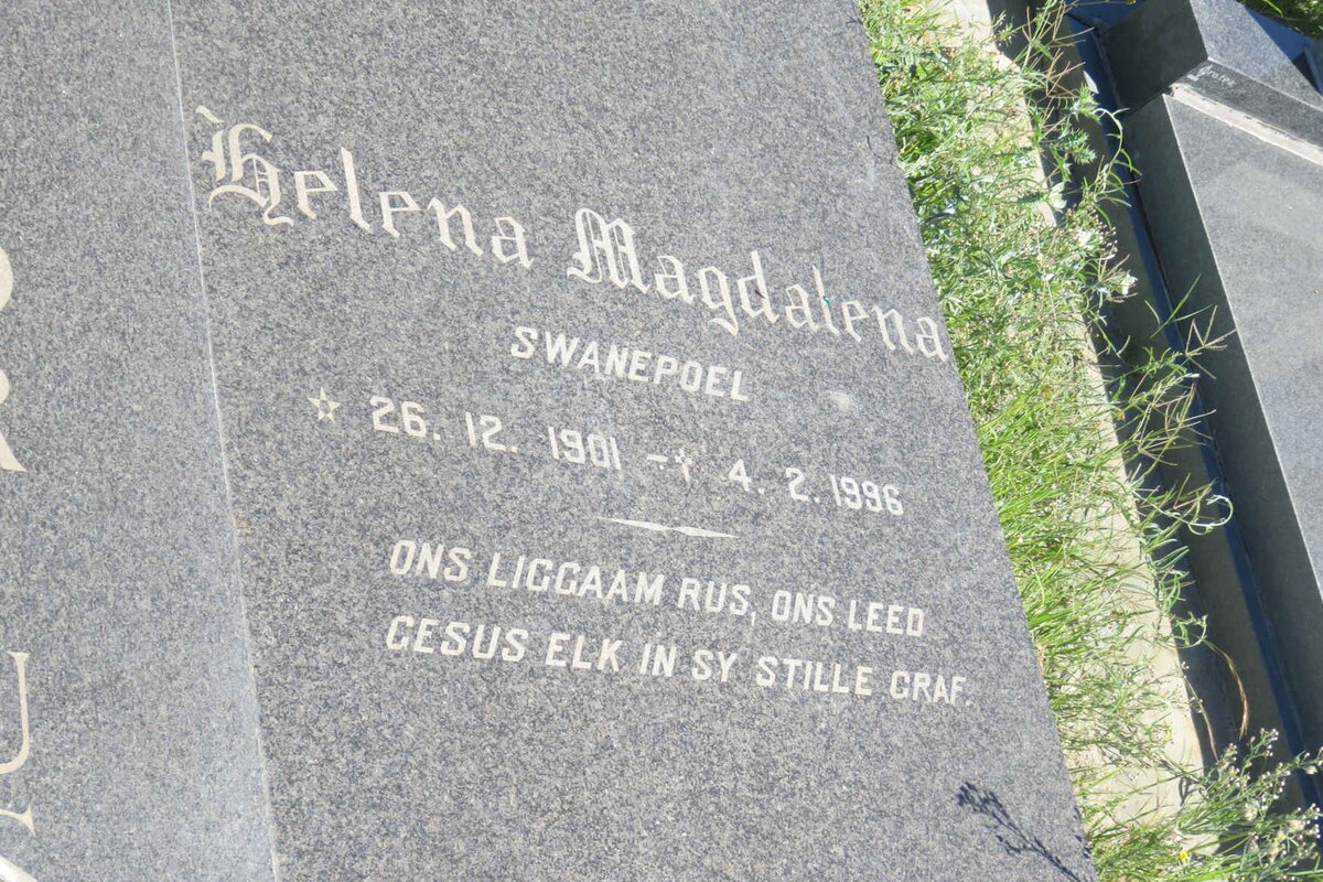 PRETORIUS Rudolph Jacobus 1903-1982 &amp; Helena Magdalena SWANEPOEL 1901-1996