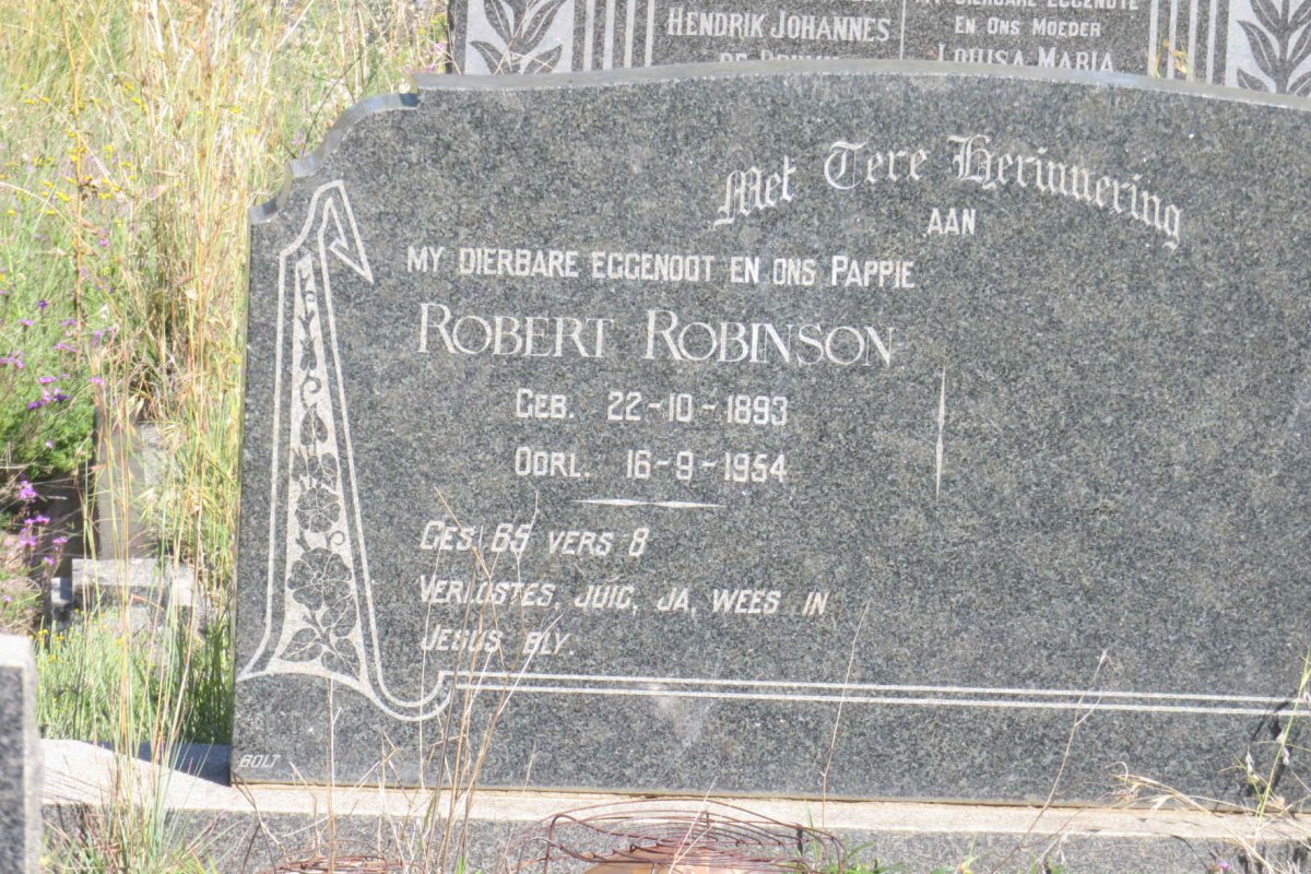 ROBINSON Robert 1893-1954