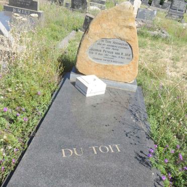 TOIT Jacobus Petrus van R., du 1911-1963