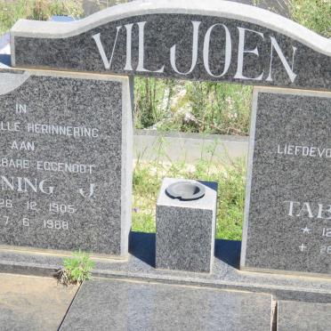 VILJOEN Henning J. 1905-1988 &amp; Tabitha A. 1910-1995