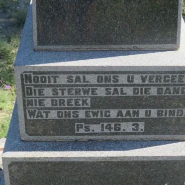 ZYL Jacobus Albertus, van 1863-1932 &amp; Elsie GREYLING 1863-1943 :: VAN ZYL Johan Victor 1904-1911