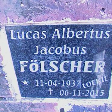 FÖLSCHER Lucas Albertus Jacobus 1937-2015