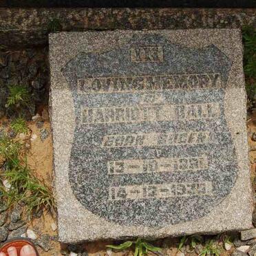 BALL Harriott nee BOGEN 18??-1935