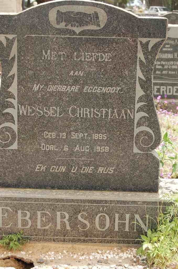 EBERSOHN Wessel Christiaan 1895-1958
