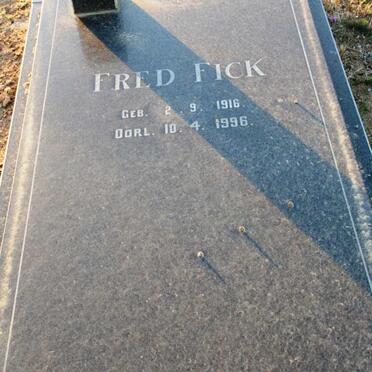 FICK Fred 1916-1996