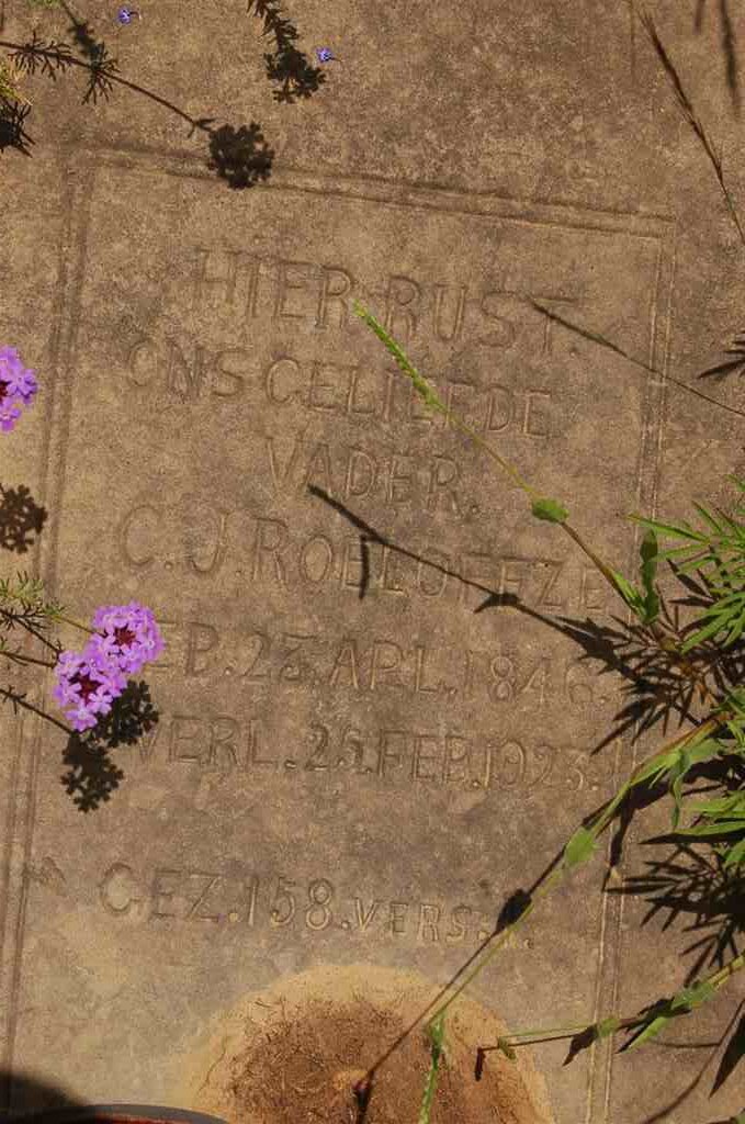 ROELOFFZE C.J. 1846-1923