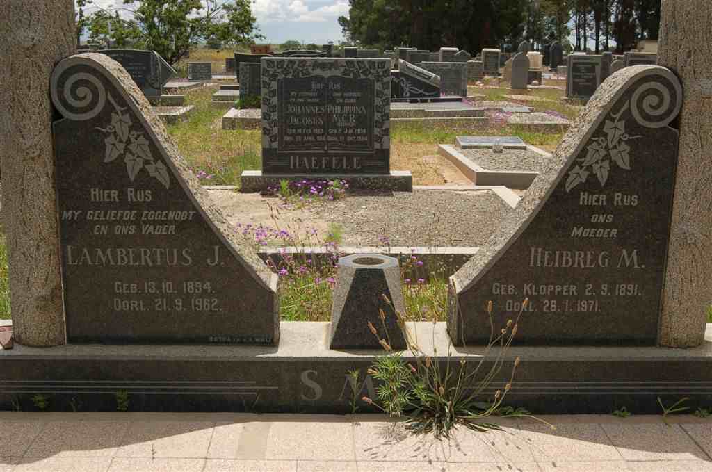 SMIT Lambertus J. 1894-1962 &amp; Heiberg M. KLOPPER 1891-1971