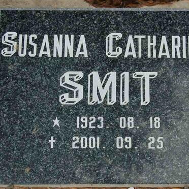 SMIT Susanna Catharina 1923-2001