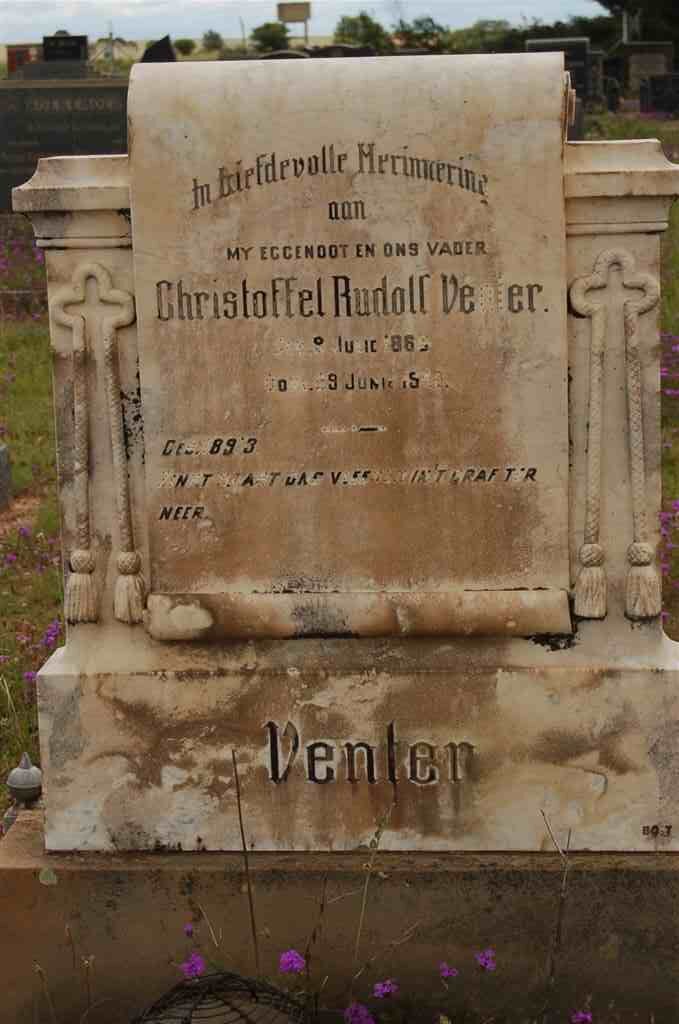 VENTER Christoffel Rudolf  196?-194?