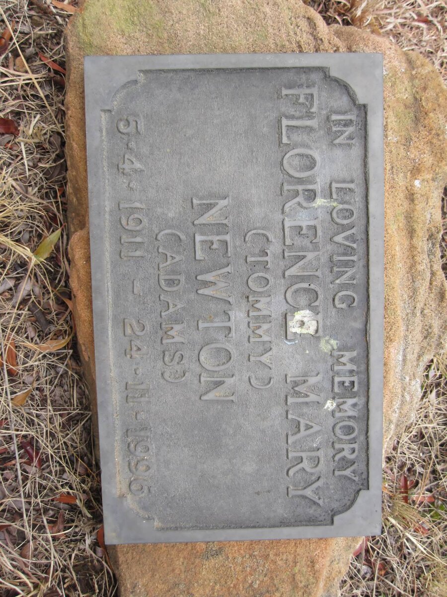 NEWTON Florence Mary nee ADAMS 1911-1996
