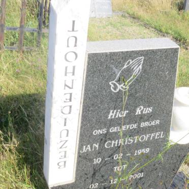 BEZUIDENHOUT Jan Christoffel 1959-2001