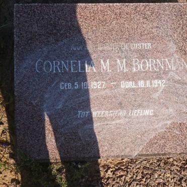 BORNMAN Cornelia M.M. 1927-1942