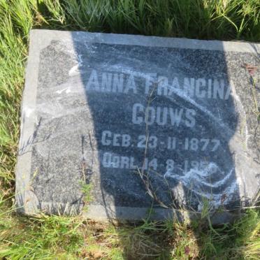 GOUWS Anna Francina 1877-195?