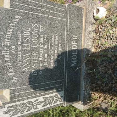 GOUWS Anna Elsibe Bester nee MAREE 1872-1945