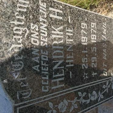 VRIES Hendrik H., de 1979-1979