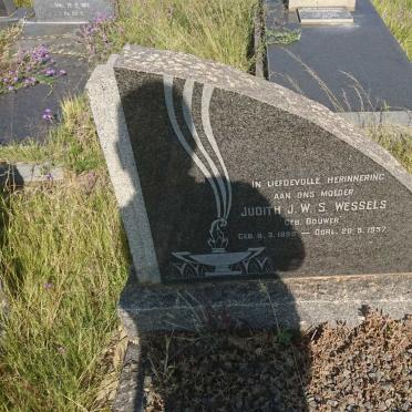 WESSELS Judith J.W.S. nee BOUWER 1888-1957