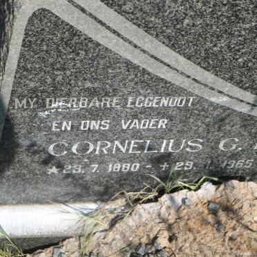 ? Cornelius G.F. 1880-1965 &amp; Martha M. DU PREEZ 1886-1966