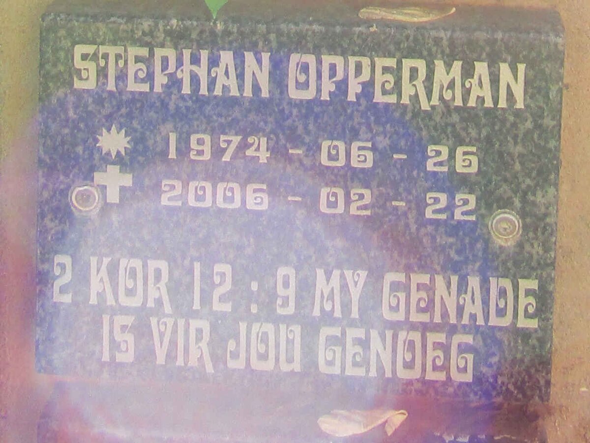 OPPERMAN Stephan 1974-2006