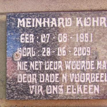 KOHRS Meinhard 1951-2009