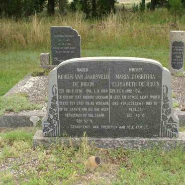 BRUIN Renier van Jaarsveld, de 1878-1964 &amp; Maria Dorrithia Elisabeth 1892-