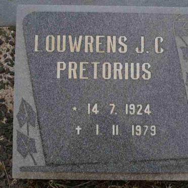 PRETORIUS Louwrens J.C. 1924-1979