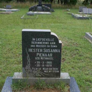 PIENAAR Hester Susanna nee NOTHNAGEL 1905-1978