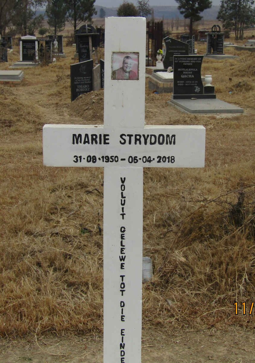 STRYDOM Marie 1950-2018