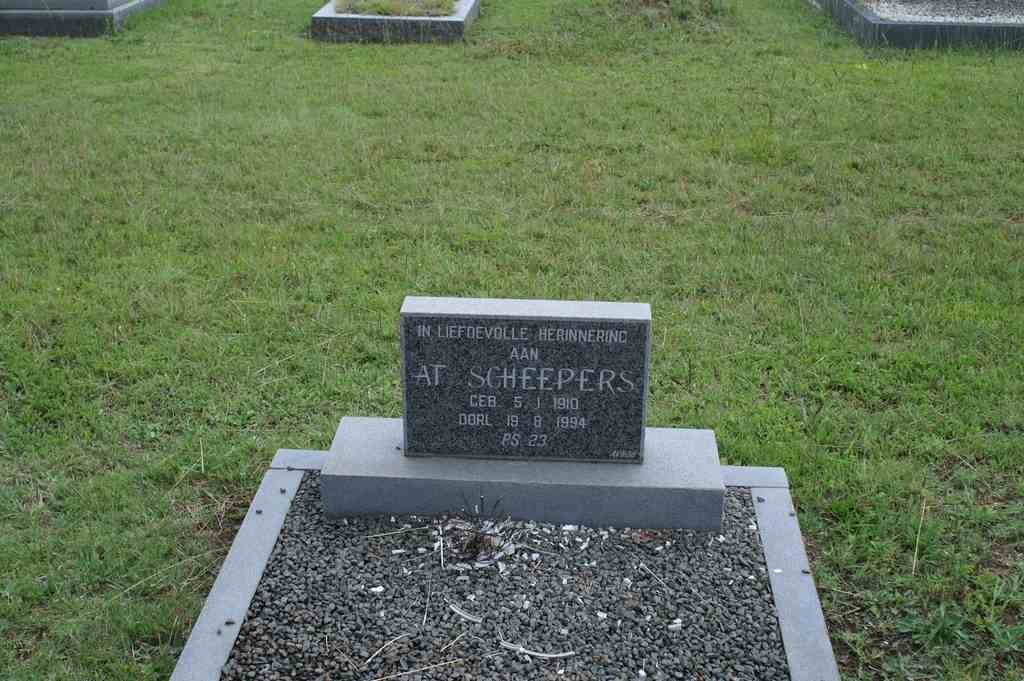 SCHEEPERS At 1910-1994
