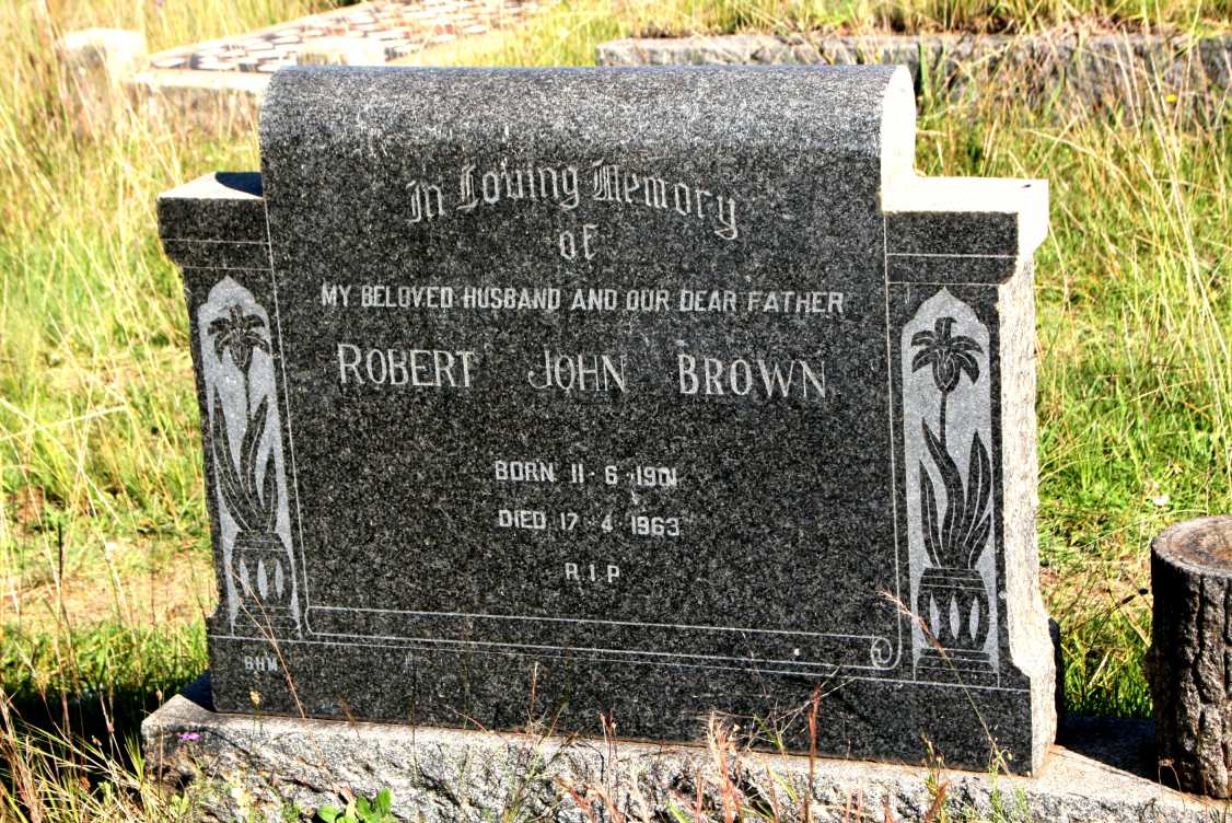 BROWN Robert John 1901-1963