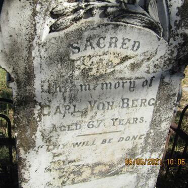 BERG Carl, von