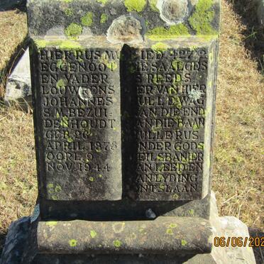 BEZUIDENHOUDT Louwrens Johannes S.M. 1873-1944