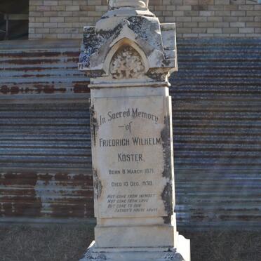 KOSTER Friedrich Wilhelm 1871-1938