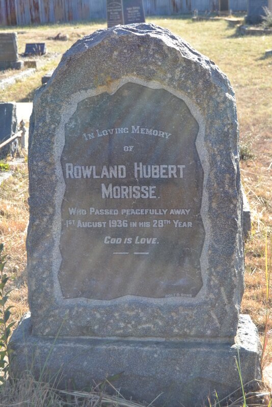 MORISSE Rowland Hubert -1936