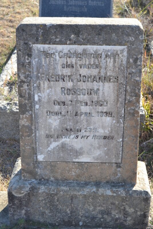 ROSSOUW Fredrik Johannes 18??-193?