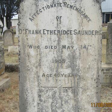 SAUNDERS Frank Etheridge -1905