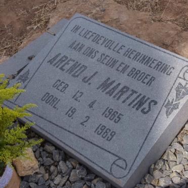 MARTINS Arend J. 1965-1989