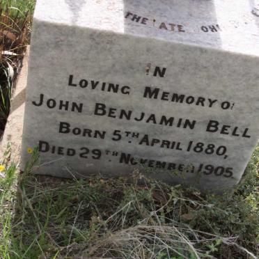 BELL John Francis 1865-1870 :: BELL Mary Ann 1870-1870 :: BELL John Benjamin 1880-1905