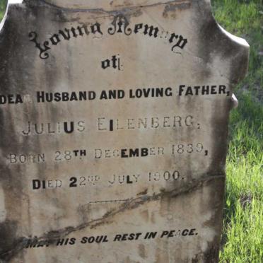 EILENBERG Julius 1839-1900