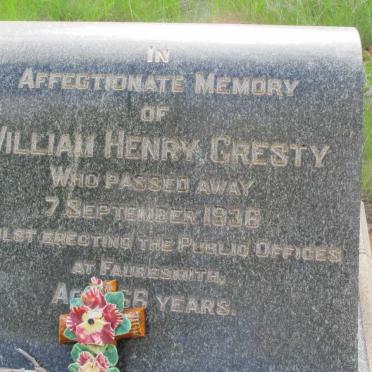 GRESTY William Henry -1936