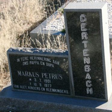 GERTENBACH Markus Petrus 1901-1977