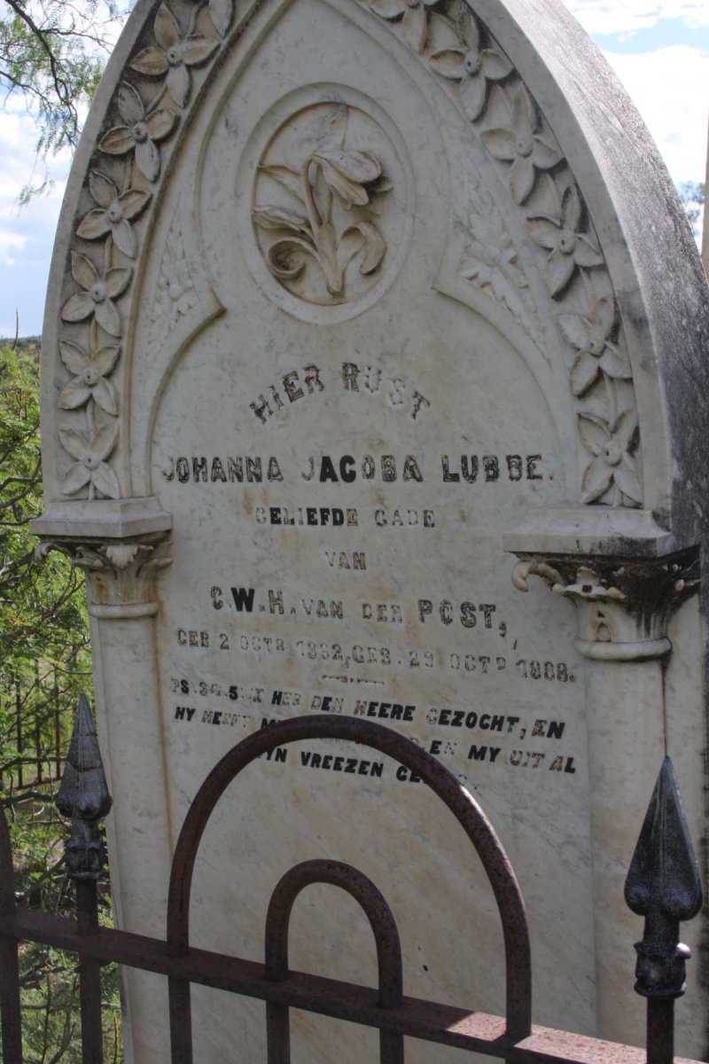 LUBBE Johanna Jacoba 1852-1888