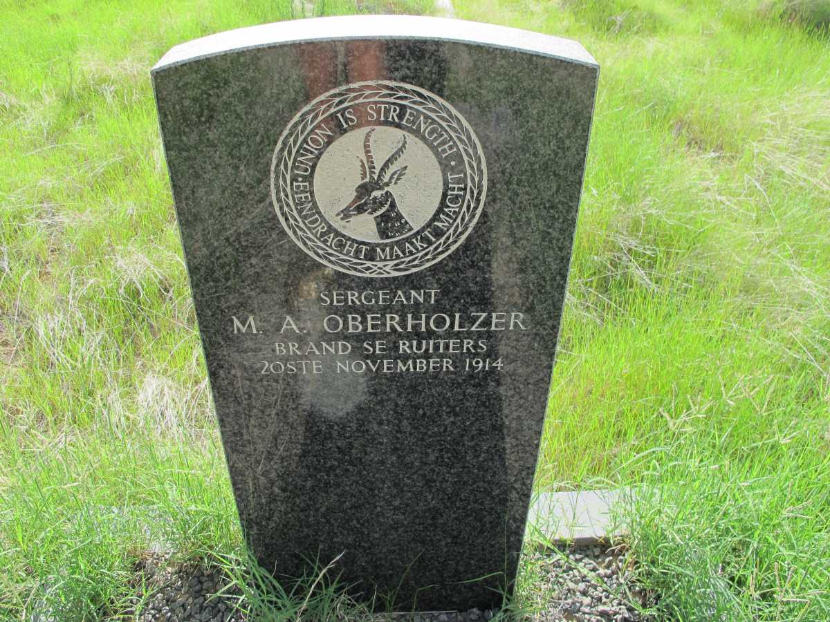 OBERHOLZER M.A. -1914